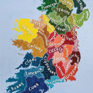 "Map of Ireland" Card