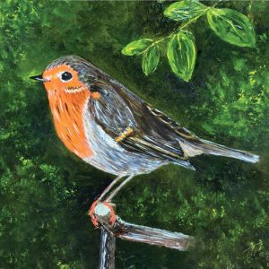 "Robin on a Branch" Card